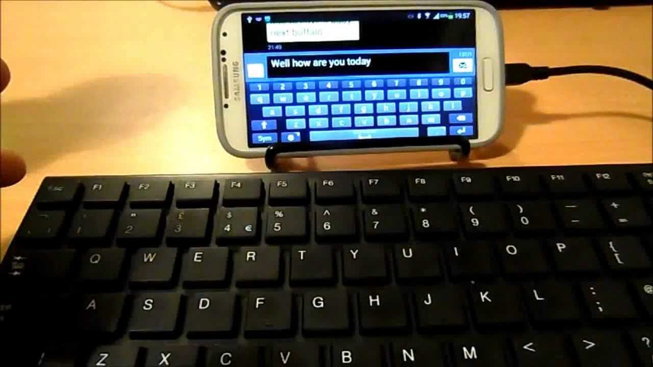 Connecting Android Wireless Keyboard and Mouse to Android