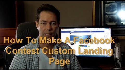 How to make a Facebook contest custom landing tab