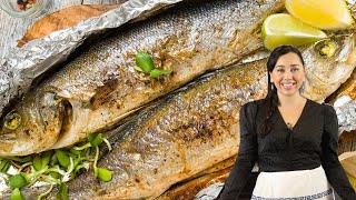 How to Roast a whole Fish: Lavraki: Mediterranean Sea Bass with Lemony Potatoes
