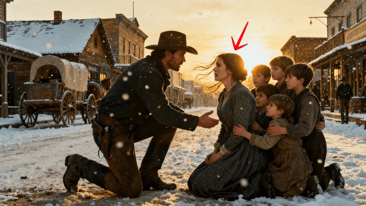 “Please… Don’t Leave Us,” She Begged — The Cowboy’s Decision Made Her Fall to Her Knees