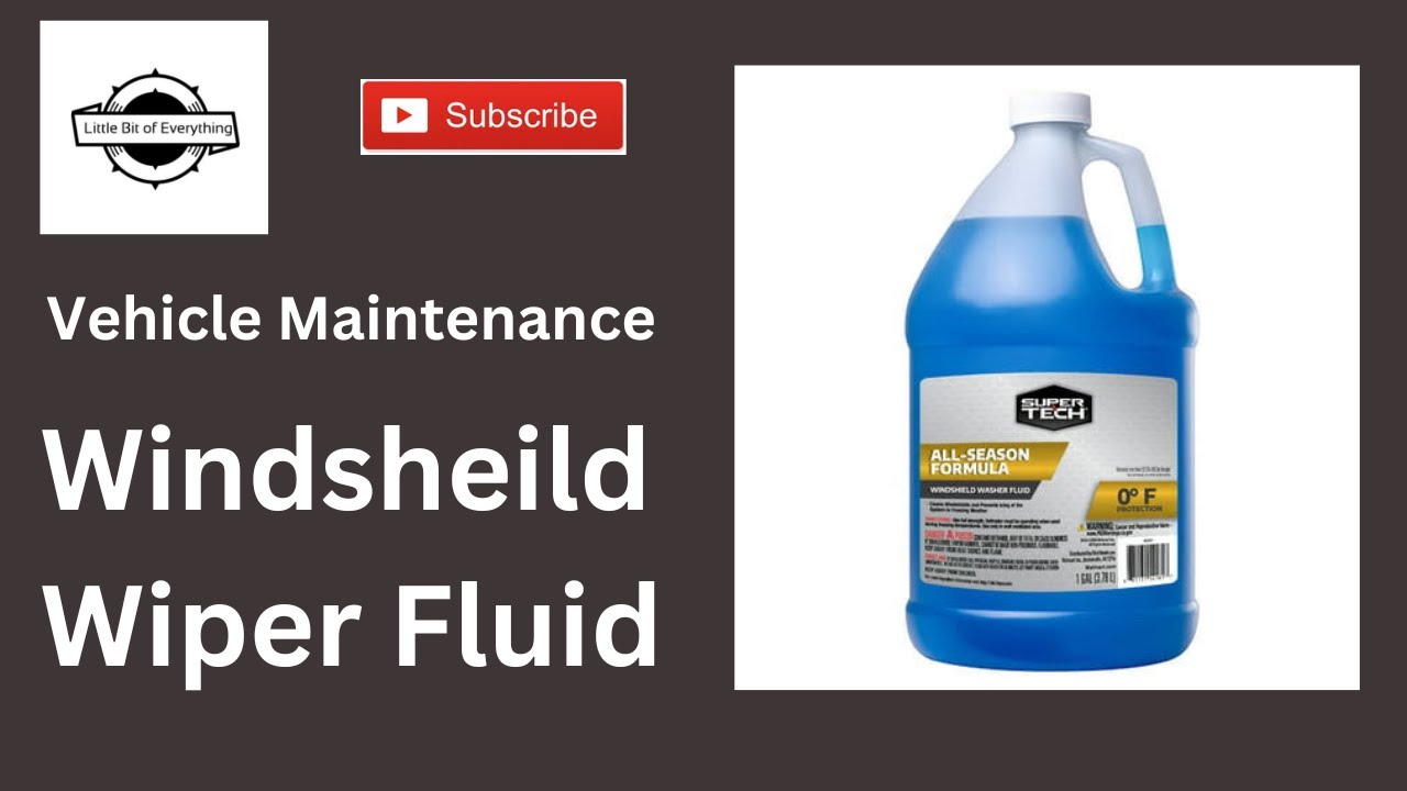 How to Add Windshield Washer Fluid to Your Vehicle 