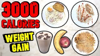 EASY 3000 Calorie Meal Plan For Skinny Guys