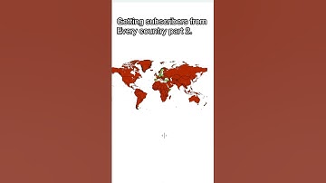 Getting Subscribers from every country part 2. #mapper #mapping #map #subscribe #world