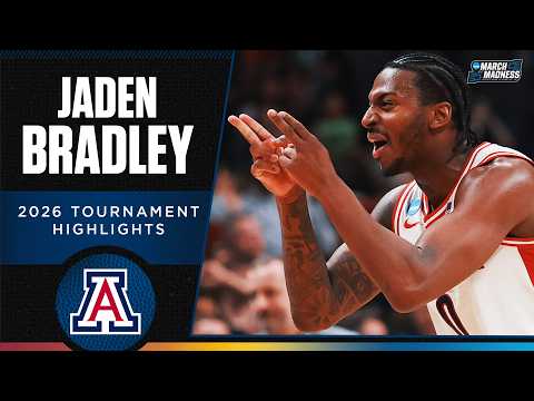 Jaden Bradley 2026 NCAA tournament highlights