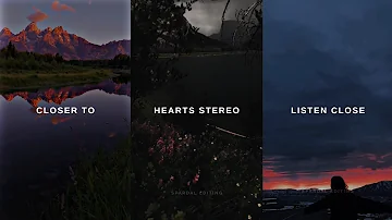 Stereo Hearts ❤️ | Aesthetic (Lyrics) Status Video ✨| Best English Song WhatsApp Status ✨