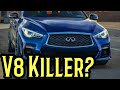 Q50 vs V8's on Runway