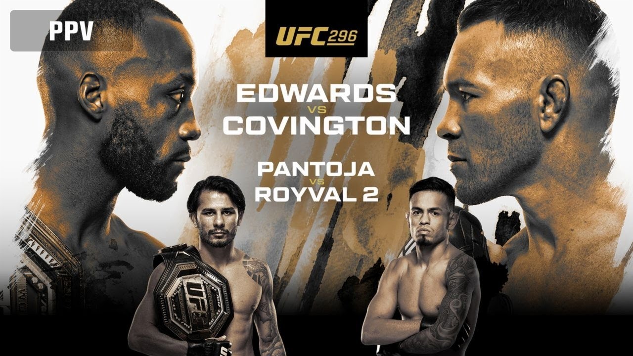 UFC 296: Edwards vs Covington Results