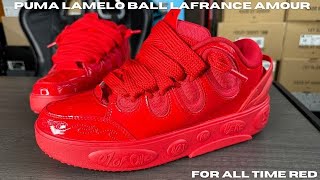 Puma la Melo Ball LaFrance Amour For All Time Red On Feet Review