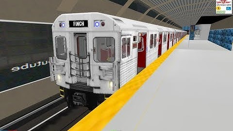 OpenBVE - TTC Line 1 T1 Train - Sheppard West to Finch