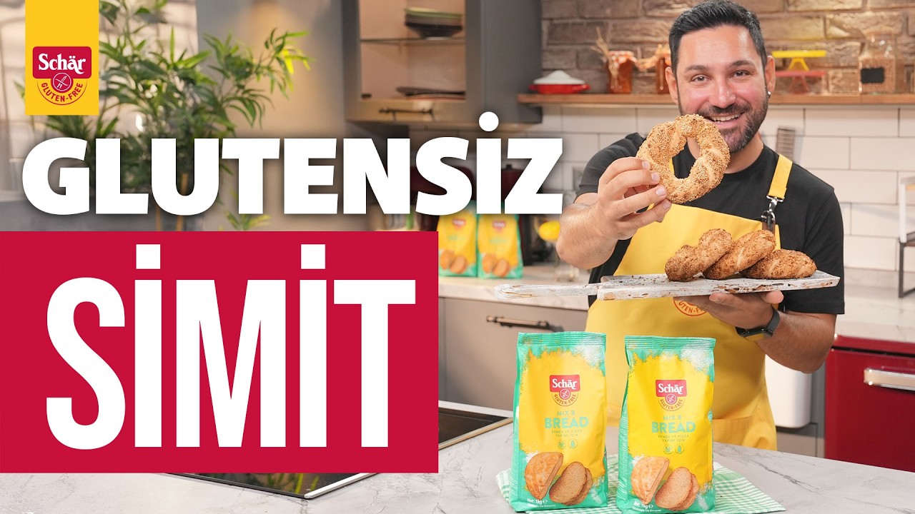 Glutensiz Simit Tarifi | Dışı Çıtır İçi Yumuşacık! (Schar Mix B Bread Un ile)