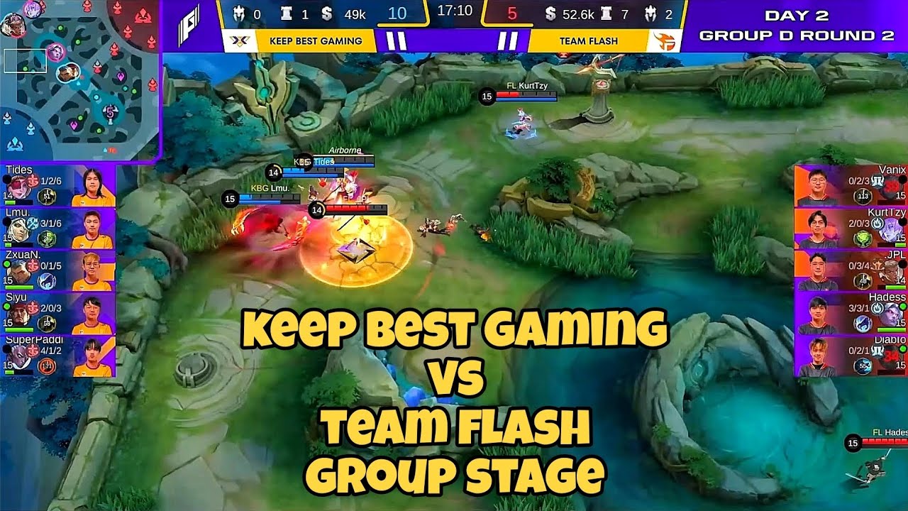 KEEP BEST GAMING VS TEAM FLASH FULL GAME Group Stage KBG China GOTF 2024 Mobile Legends MLBB XUJIN