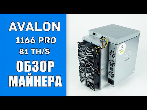 ОБЗОР МАЙНЕРА AVALON 1166 PRO 81 Th/s