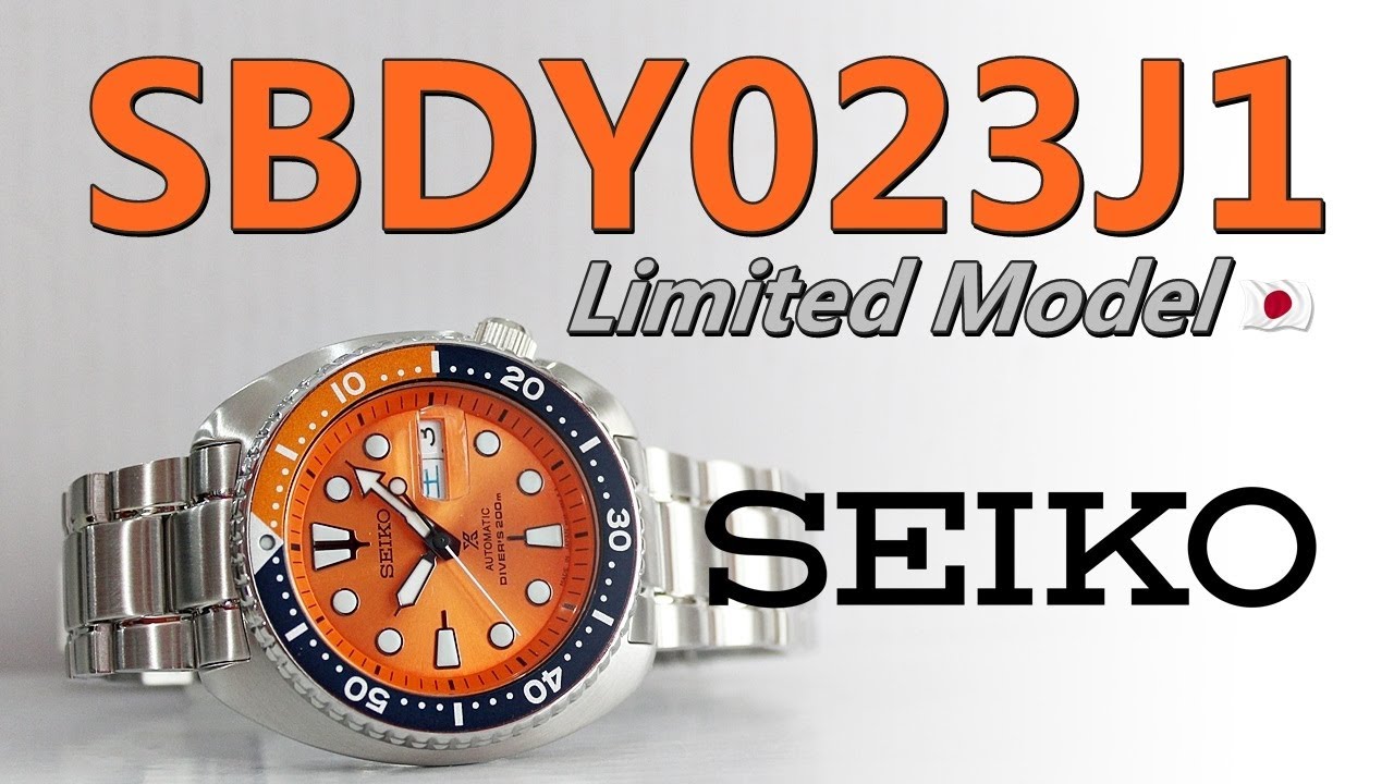 SEIKO Orange TURTLE SBDY023 - One of the Best Diver Watch Ever - YouTube