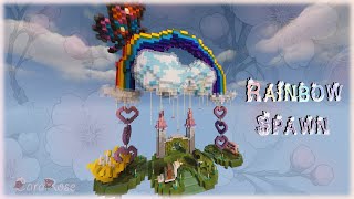 🌈☁️ Rainbow Spawn Minecraft Cinematic 🌸