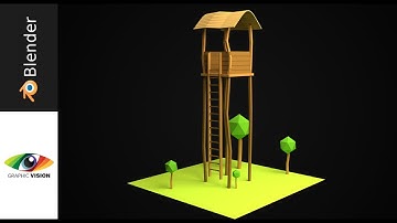 Blender 3D | Modeling and texturing WatchTower