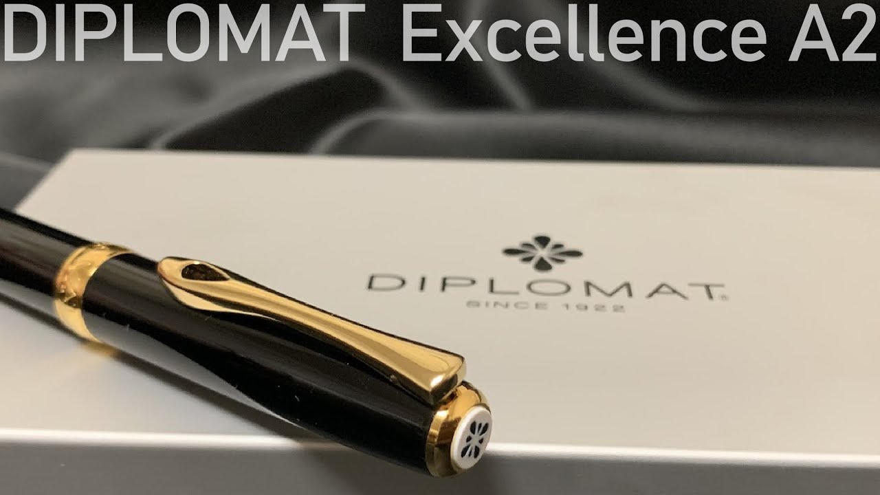 DIPLOMAT/ディプロマット 万年筆□ｴｸｾﾚﾝｽA2【ｽｶｲﾗｲﾝ】□14Kペン先 【M