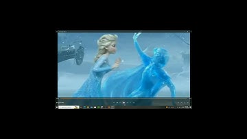 How I Put A Dragon Into The Movie Frozen!  #shorts #animation #mohoanimation #mohopro #frozen