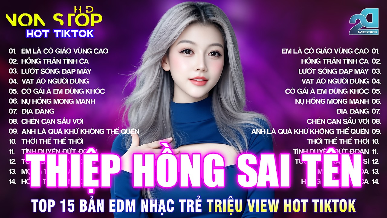 THIỆP HỒNG SAI TÊN REMIX |BXH Nhạc Trẻ EDM Hot Trend TRIỆU VIEW♫Top 15 Bản EDM TikTok Cực Hot TikTok