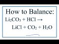 Balancing Chemical Equations Concepts