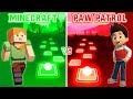 Minecraft coffin dance vs paw patrol coffin dance  tiles hop edm rush