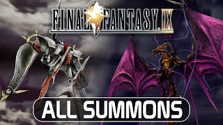 Final Fantasy IX - All Summons (Eidolons)