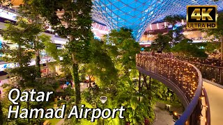 4K Inside Doha Hamad International Airport, Qatar – Full Airport Walking Tour 2025 ✈️  #qatar #doha
