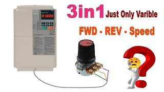 Yaskawa A1000 FWD REV With Potentiometer & Speed Control