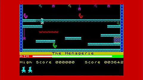 Jeremy Webb playing Manic Miner by Bug Byte Software for the 48k Sinclair ZX Spectrum
