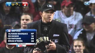 2011/05/21 Youkilis sets team HBP record