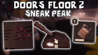 DOORS FLOOR 2 OFFICAL SNEAK PEAK ALL SECRETS! Full breakdown [Roblox]