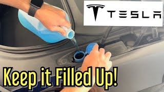 What Type of Washer Fluid to add to Tesla Model 3 