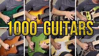 1000 Guitars (ok it's not really 1000 but you get the idea) #guitarsolo #guitarsong #music