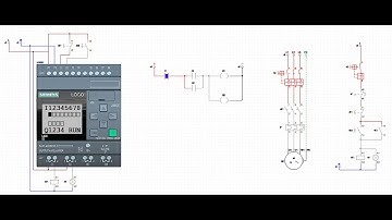 PLC LOGO (LADDER) Arranque Directo motor trifásico
