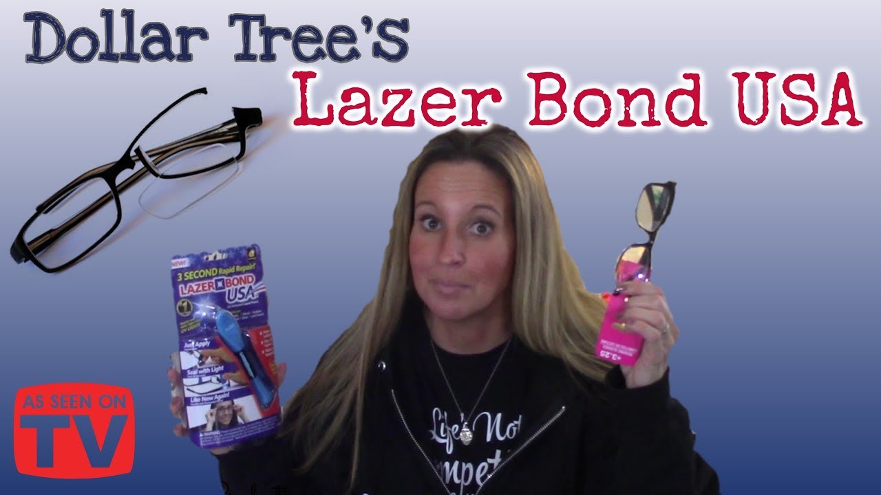 Dollar Tree's as seen on TV Lazer Bond USA Review!!!