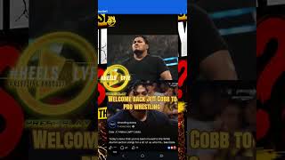 Welcome back Jeff Cobb to pro  wrestling #wrestling #wrestlingpodcast #heels4lyfewrestlingpodcast