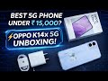 OPPO K14x 5G Full Review 🔥 Best 5G Phone Under ₹15000? | Camera, Gaming, Battery Test ⚡