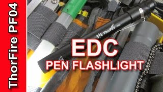 EDC Pen Flashlight - ThorFire PF04 (Closed)