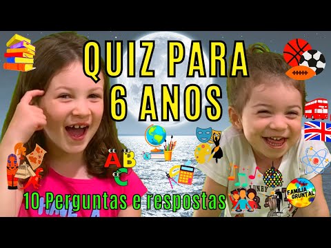 10 perguntas de conhecimentos Gerais para crianças a partir de 6 anos