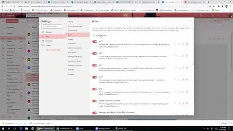 Outlook and Google Classroom Emails