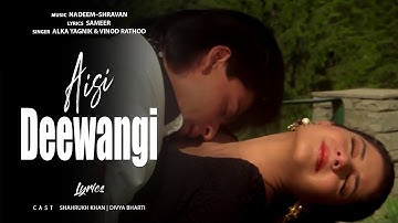 Aisi Deewangi Dekhi Nahi Kahi | Deewana Song | Shah Rukh Khan | Divya Bharti | Most Viewed Song