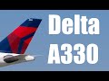 Delta A330 Economy class | Rome to Atlanta