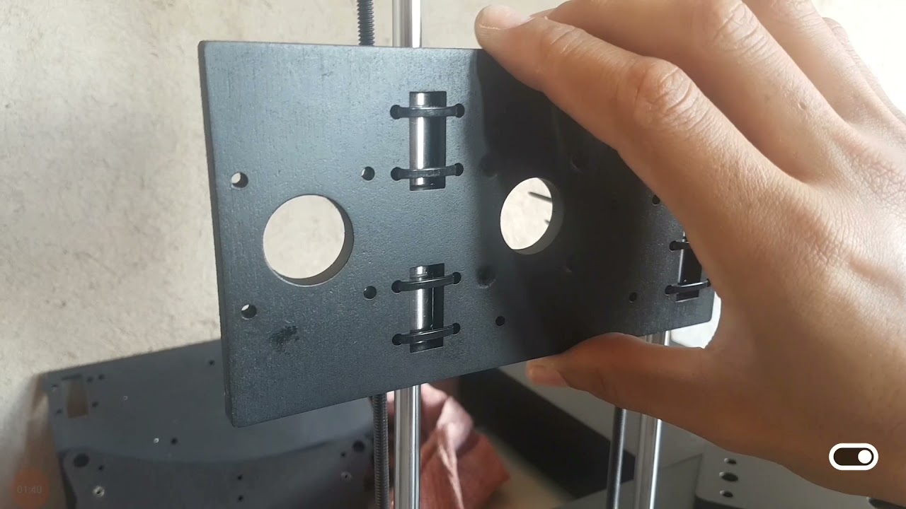 impressora 3D Caseira! Guia do motor z/Placa XZ(part4)