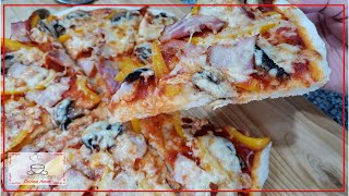 MASA PARA PIZZA | PIZZA EXPRES | PIZZA Fácil | PIZZA EN SARTEN - Cocina Amor