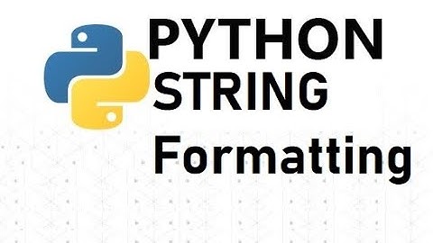 String Formatting in Python || Python Tutorial for Beginners ||