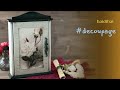 Vintage Rose Key Box | Decoupage DIY Tutorial