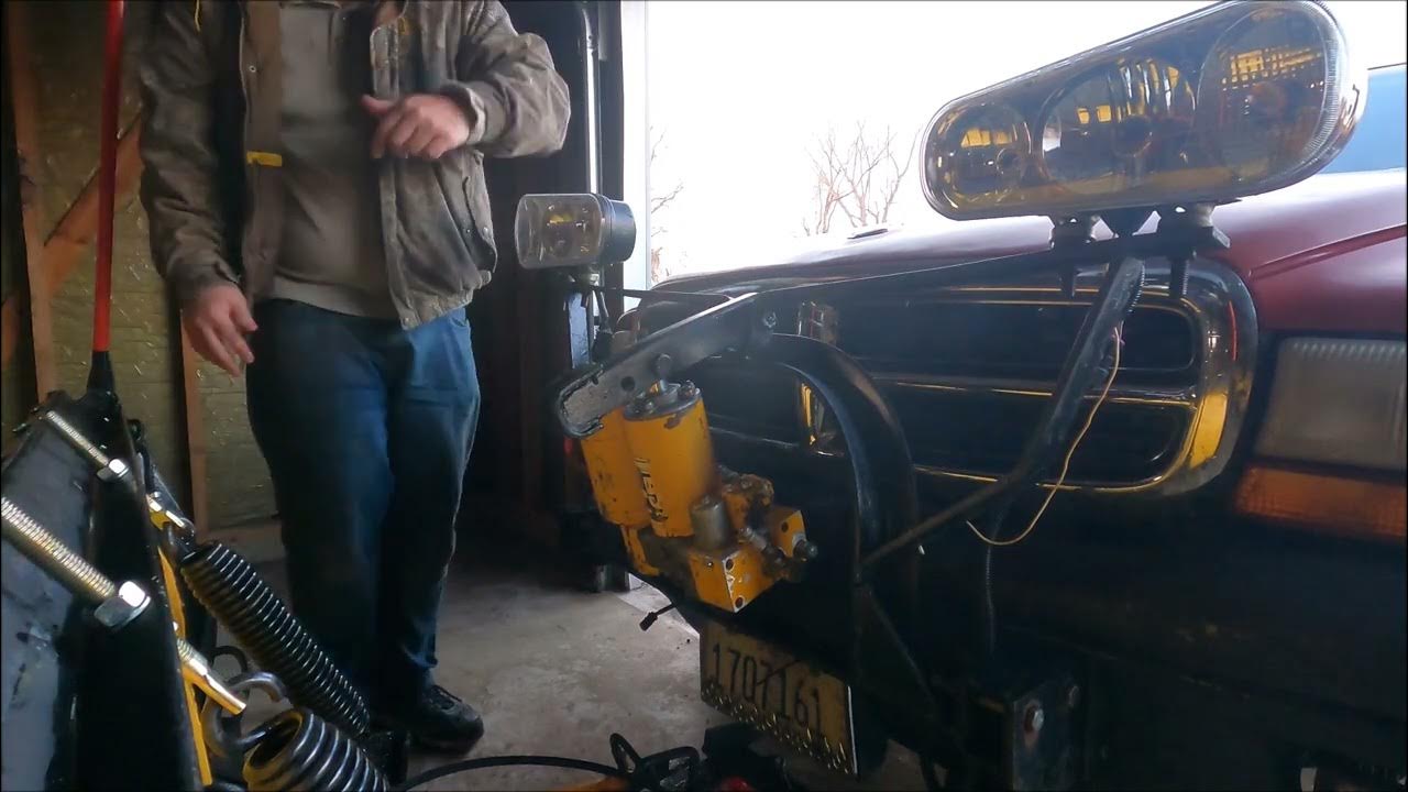 Plow Truck Clean Up & Putting The Plow Away Until The Next Storm YouTube