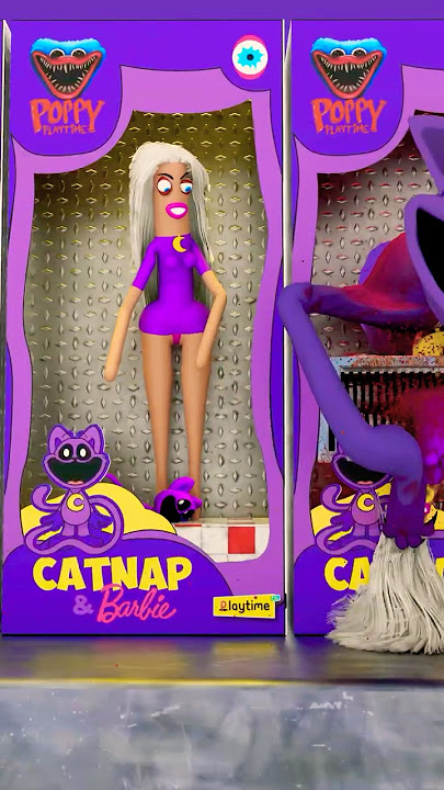 CATNAP vs BARBIE 🙀🤦🏼‍♀️ #poppyplaytime  #catnap #barbie
