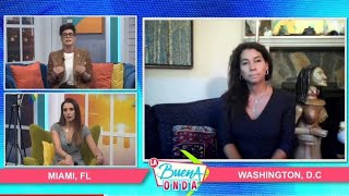 Noelia Izarza @TVVNetwork entrevista por el mes del orgullo con #LaBuenaOnda #Miami #Transgender