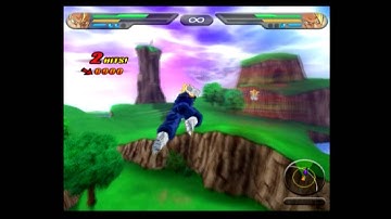 DBZ Budokai Tenkaichi 1 | CPU vs CPU #66 | SSJ Vegito vs SSJ Gogeta