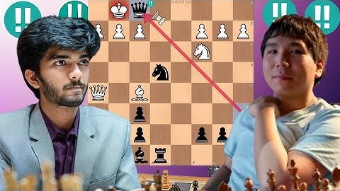 Confidence Chess Game : 61 By Wesley So vs Gukesh D #chess #chessplayer #chessgame